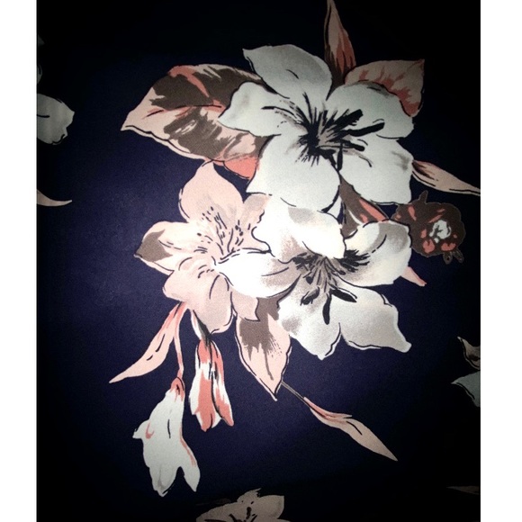 Fashion Nova Navy Floral spring Kimono - Picture 5 of 5